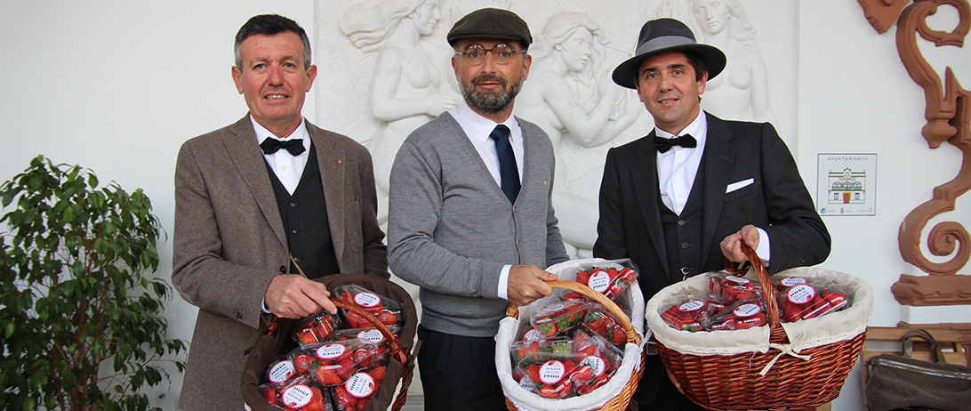 Las fresas de Cuna de Platero vuelven a ser protagonistas de la Feria 1900 de Moguer