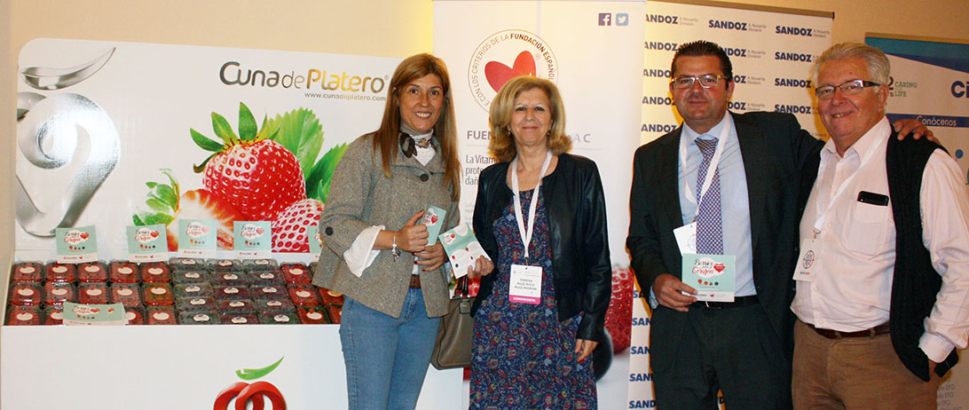 Frutos rojos de Cuna de Platero, en el 16º Congreso de la Sociedad Andaluza de Farmacéuticos de Hospitales y Centros Sociosanitarios