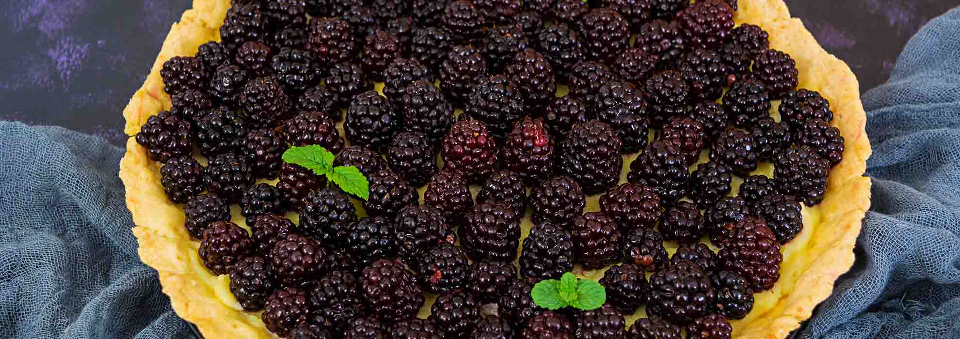 tarta de moras con hojaldre