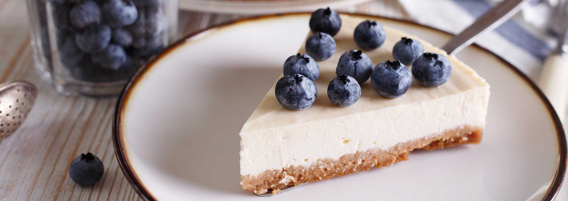 Cheescake de arándanos para una navidad inolvidable