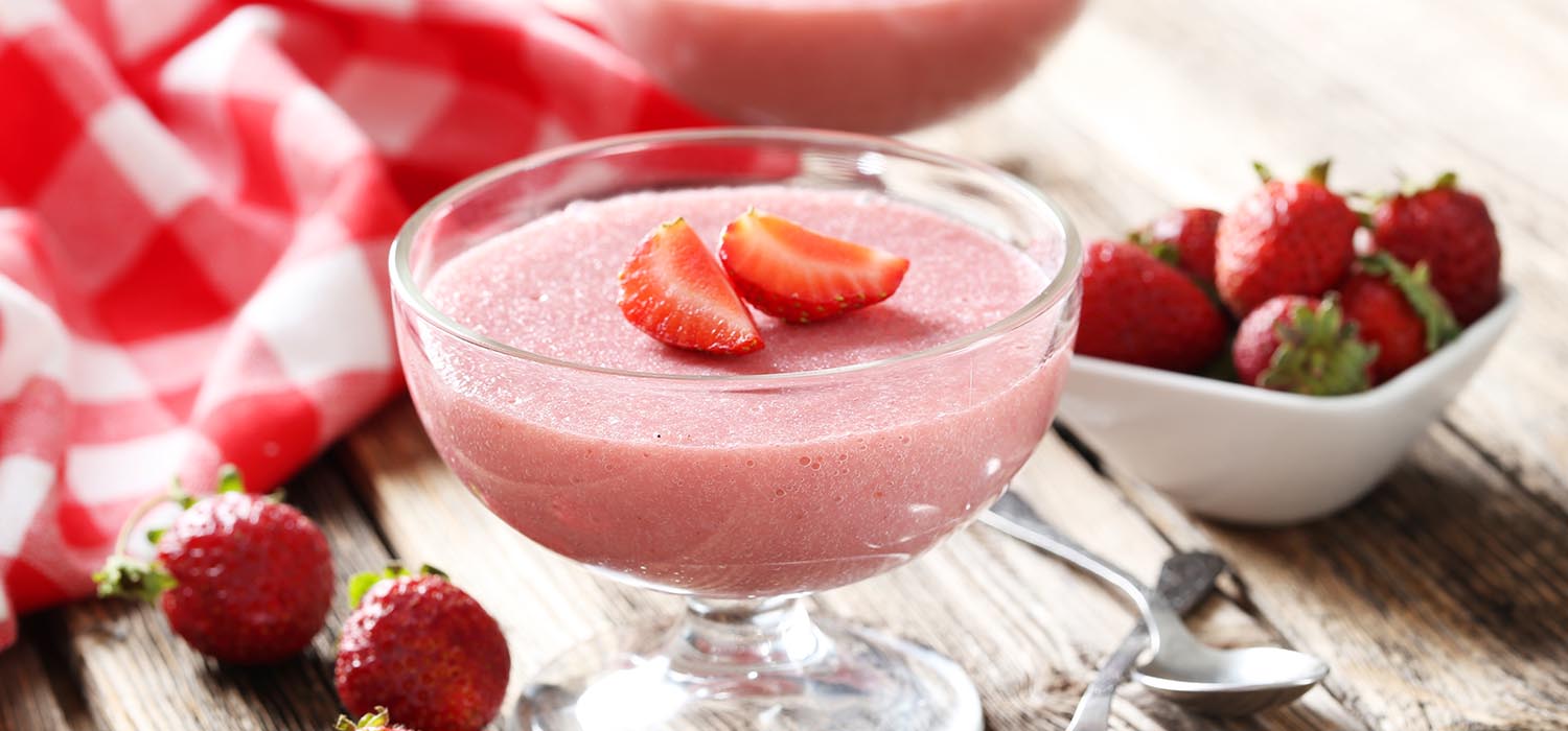 Mousse de fresa